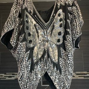 Sequin party top